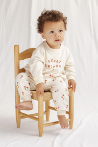 Quincy Mae Relaxed Sweatpant - Electric Heart