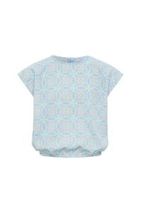 Pleat Emma Top - Opal