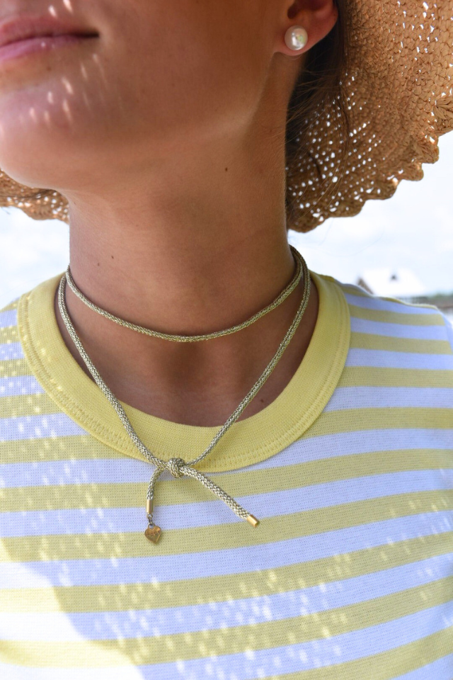 HART Gold Lurex Necklace Cord