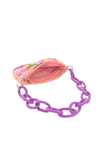 A&B Beaded Shoulder Bag - Bubblegum Pop