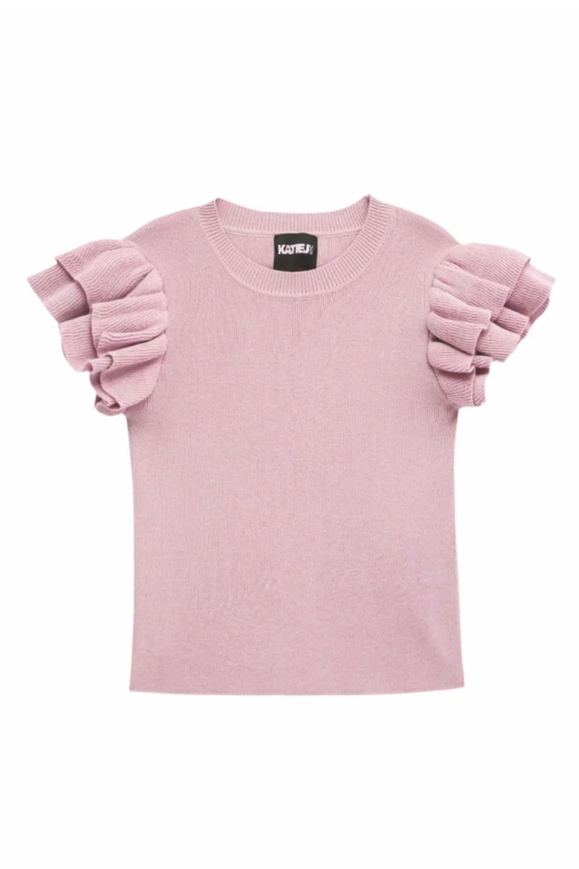 KatieJ NYC Isla LS - Baby Pink