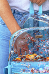 Celebrate Everyday Confetti Clear Backpack