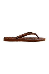 Havaianas Slim Square Velvet Sandal -  Rust