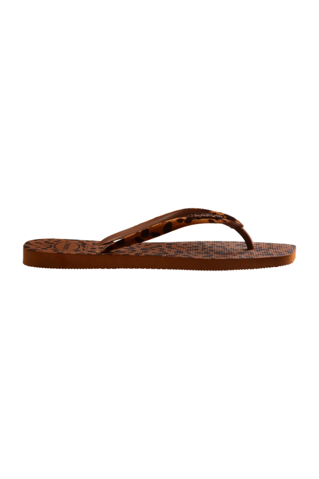 Havaianas Slim Square Velvet Sandal -  Rust
