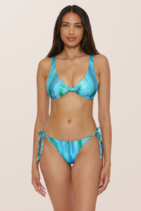 Becca Solar Energy Knot Bra - Pool/Lagoon