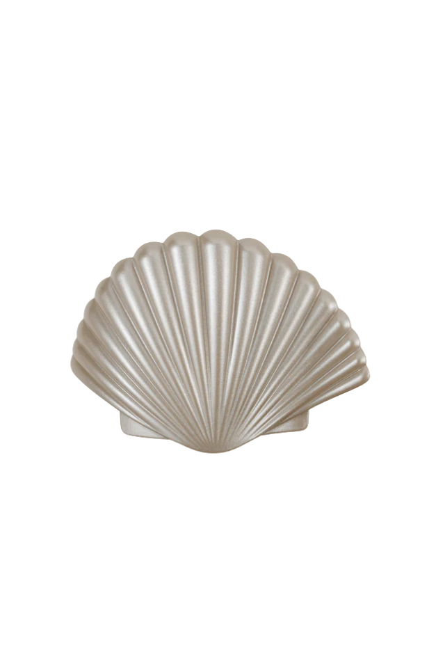 Teleties Tiny Round Flat Clip - Shimmering Shell