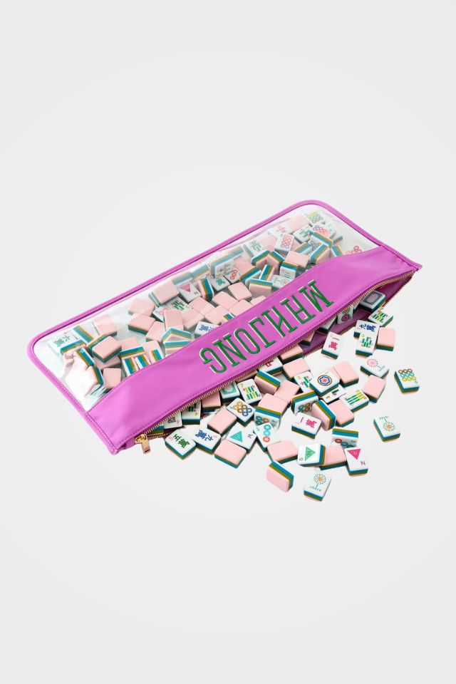 Oh My Mahjong Bag - Lilac Stitched