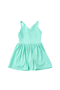 SC Pleated Active Dress - Green