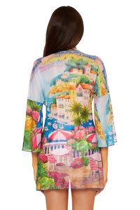 Becca Positano Mesh Tunic - Multi
