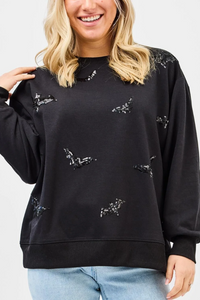 MS Sarah Sweatshirt - Bats