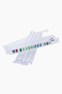 Oh My Mahjong Acrylic Rack & Pusher Set - Clear Acrylic