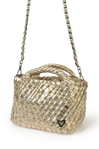 PreneLOVE Tiny Woven Tote - Gold