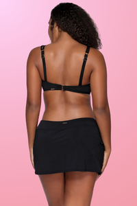 Sporty Swim Skirt - Black