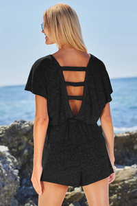 Becca Beach Date Romper - Black