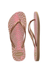 Havaianas Kids Slim Animal Sandal - Rose Gold/Metallic Rose