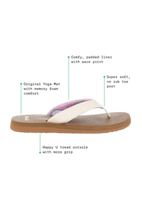 Sanuk Yoga Mat II - White