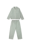 Rylee + Cru Long Sleeve Pajamas - Evergreen Gingham