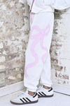 KatieJ NYC Dylan Bow Pant - Pink Seersucker
