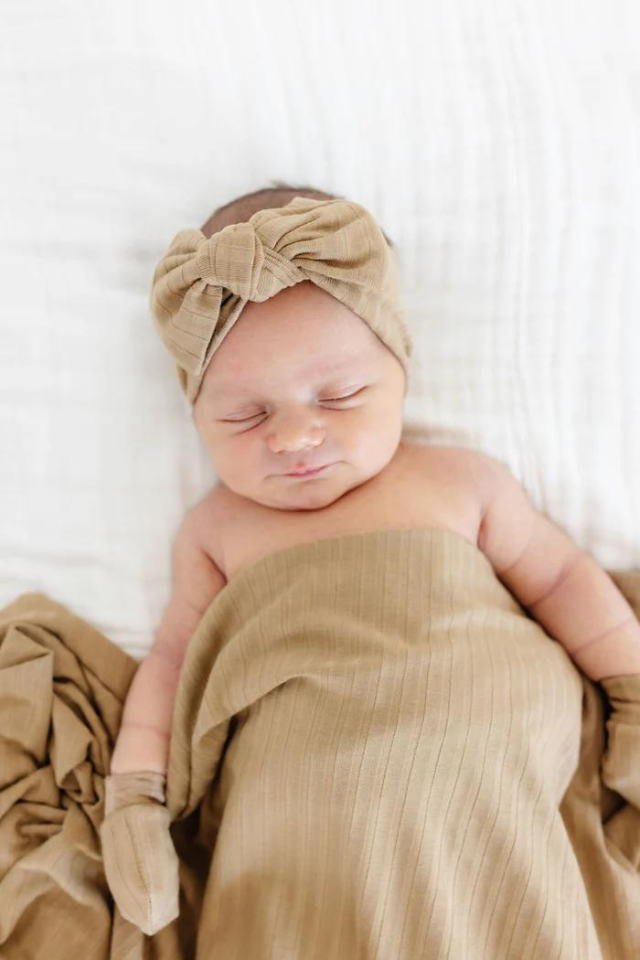 Lou Lou and Company Ribbed Swaddle Blanket - Jake