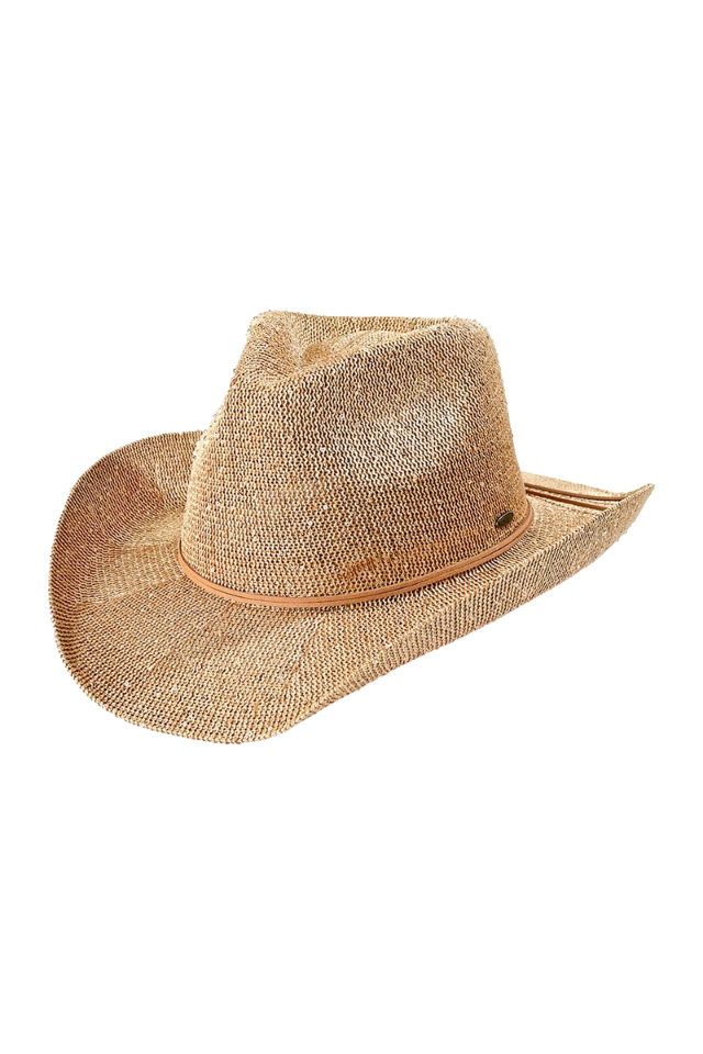 Judson Sequin Cowboy Hat with Leather