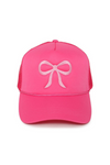 Judson Embroidered Bow Trucker Hat