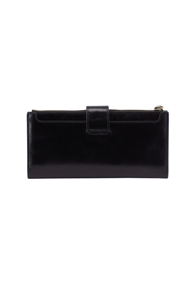 Hobo Dunn Continental Wallet -  Black