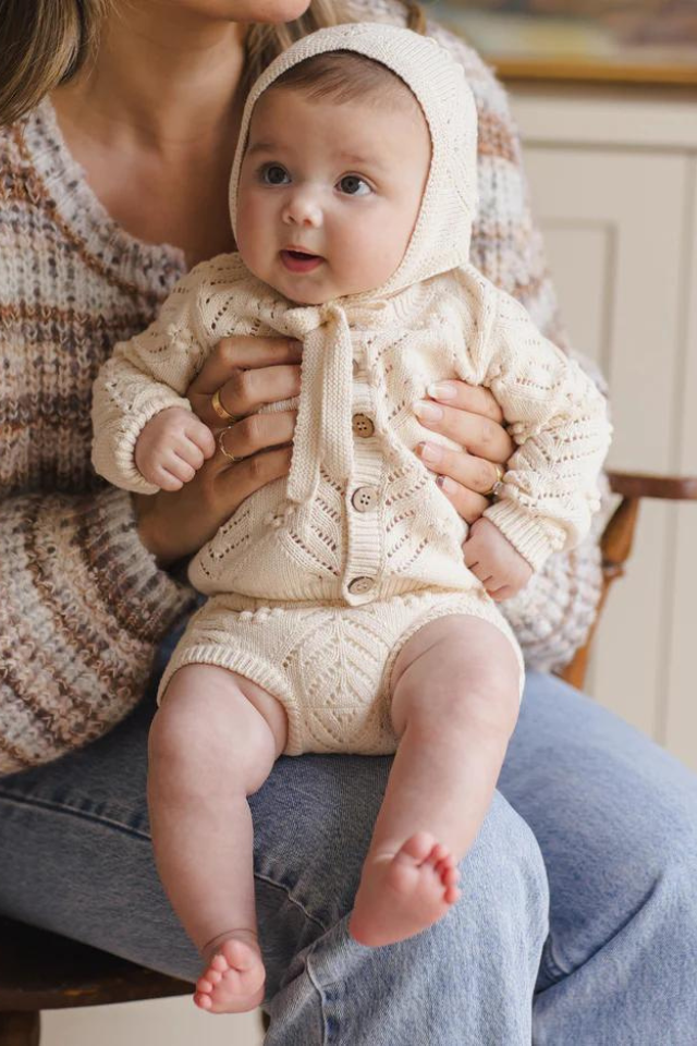 Quincy Mae Knit Bloomer - Natural