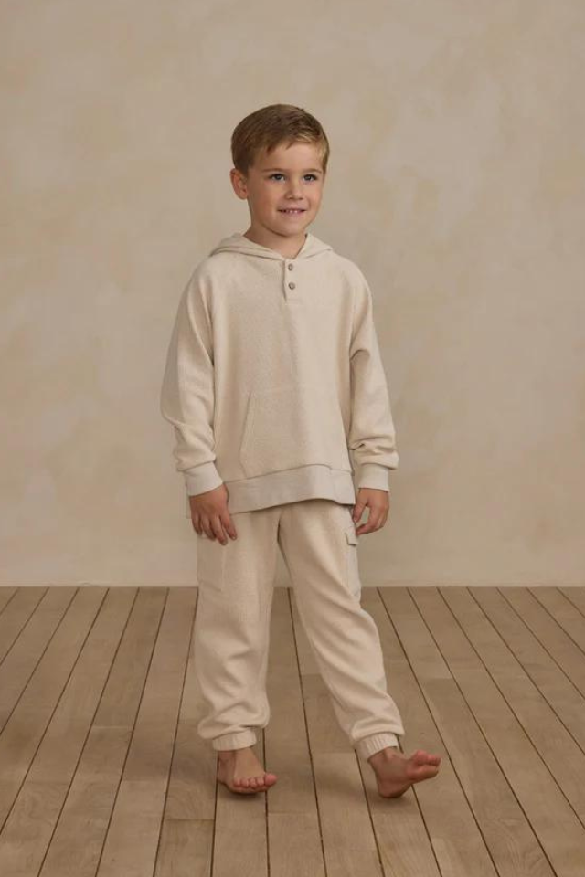 Rylee + Cru Waffle Jogger - Stone