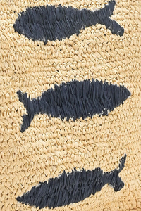 A&B Sardine Raffia Market Tote