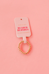 BB Lauren 3mm Beaded Band Ring - Gold