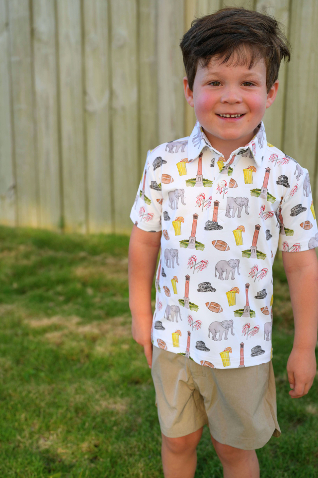 Studio Smocks Elephant Polo