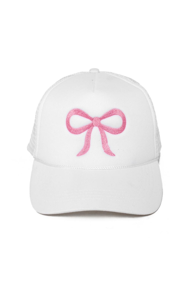 Judson Embroidered Bow Trucker Hat