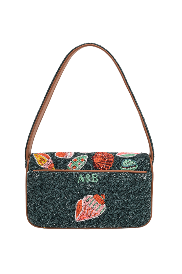 PRE-ORDER A&B Beaded Shoulder Bag - Sea Shell