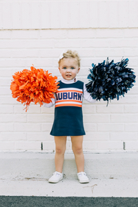 Scarlet & Gold Cheer Dress Navy Auburn