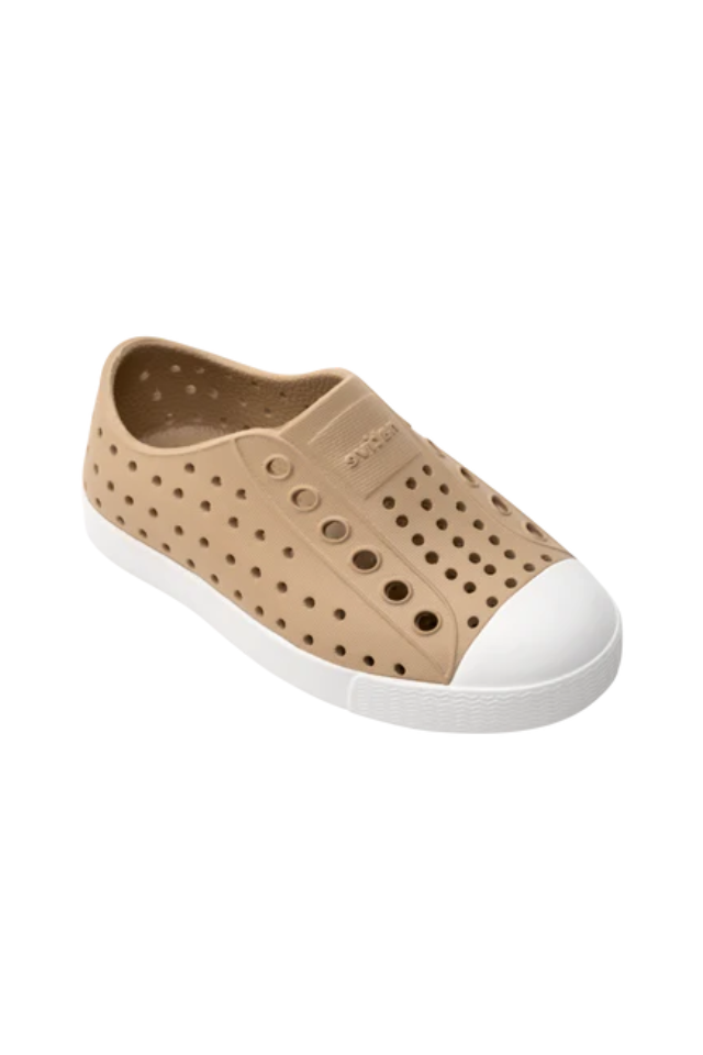 Native Jefferson Kids - Flax Tan/Shell White - C10