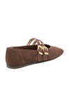 Dolce Vita Baylee Grommet - Dark Brown Perforated Suede