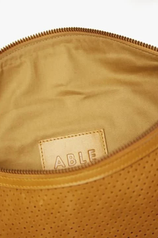 Able Berkeley Belt Bag - Perforated Cognac