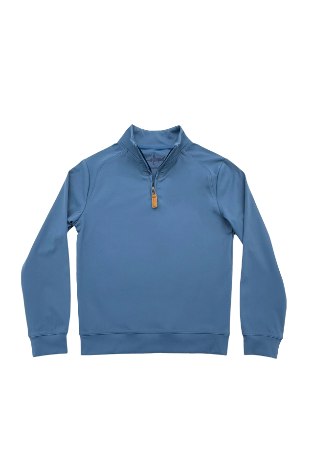 Saltwater Boys Collins Performance Quarter Zip - Blue