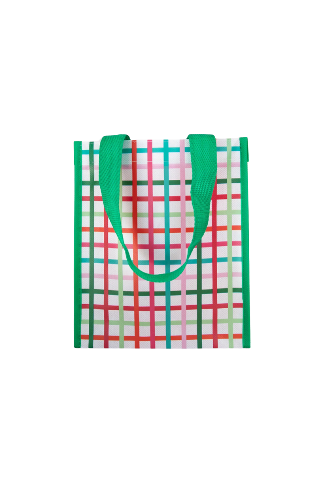Mary Square Small Bag - Festive Plaid