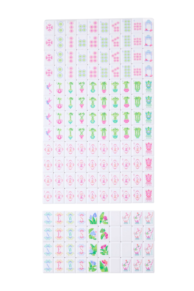 Oh My Mahjong Poppy Debutante Tile Set