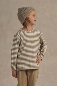 Long Sleeve Slater Tee - Fern Stripe