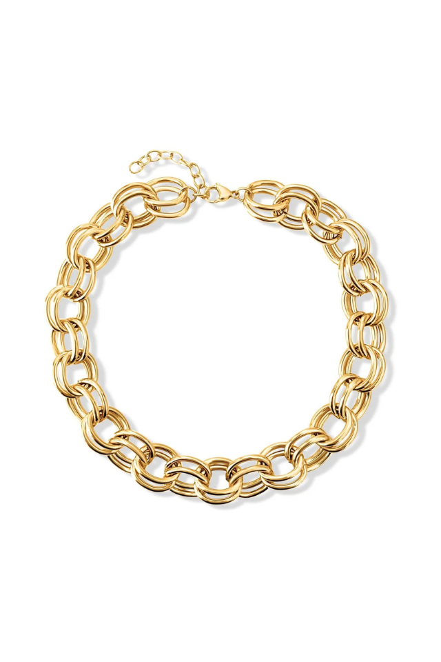 Ellie Vail Louella Chunky Double Chain Necklace