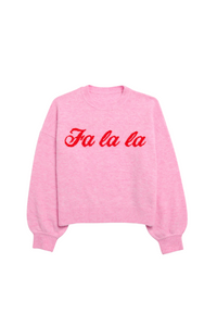 Shiraleah Fa La La Sweater - Bubblegum