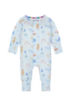 Magnetic Me Cotton Sleeveless Coverall - Deep Sea Jubilee