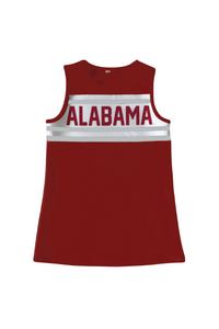 Scarlet & Gold Cheer Dress Deep Red Alabama