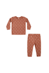 Quincy Mae Bamboo Pajama Set - Candy Canes