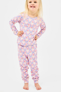 MS Toddler Santa Baby Bows PJ Set