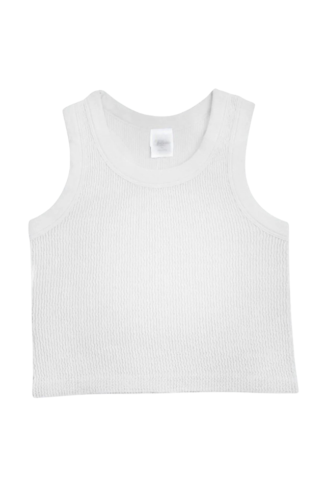 Smocking Sleeveless Tank