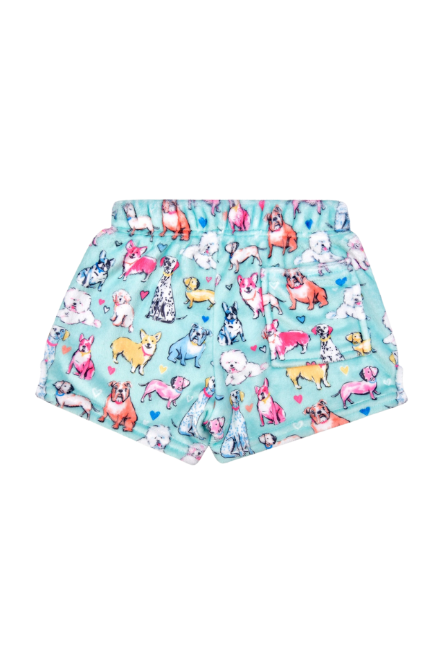 iScream Plush Shorts - Preppy Pups