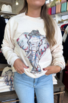 Chelsea McShane Sweatie Natural AL-elephant Sweatshirt